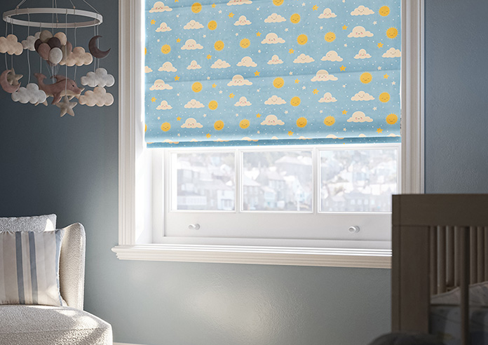 Cloud Nine, Sunshine - Twist&Fit Roman Blind - Image 5